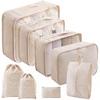 8-Piece Travel Clothing Storage Bag Set