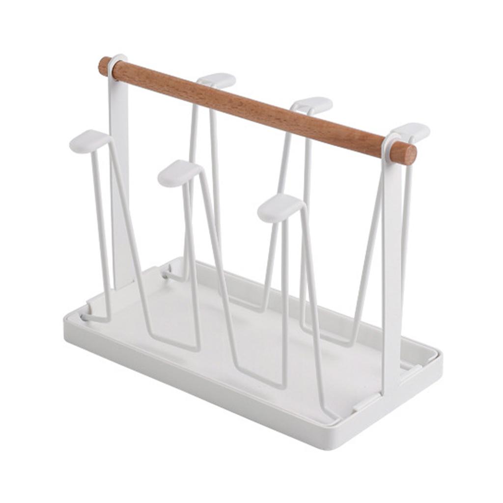 Cup Drying Rack Iron Art Mug Draining Holder Multi Functional Kitchen Cup
