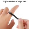 Reusable Finger Size Gauge Rings Sizer Measuring Tool with Magnifying Glass Jewelry Sizing Tool Finger Rings Measurer