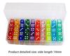 50 Colourful 6-sided Dice with Rounded Edges