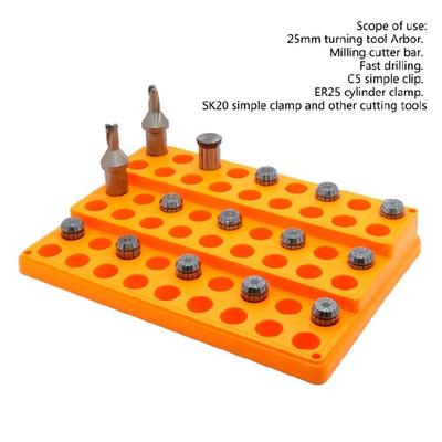 Tool Holder Accessories Storage Box Collet Storage Box for Milling Cutter Storage Box Drill Bits Holder Box