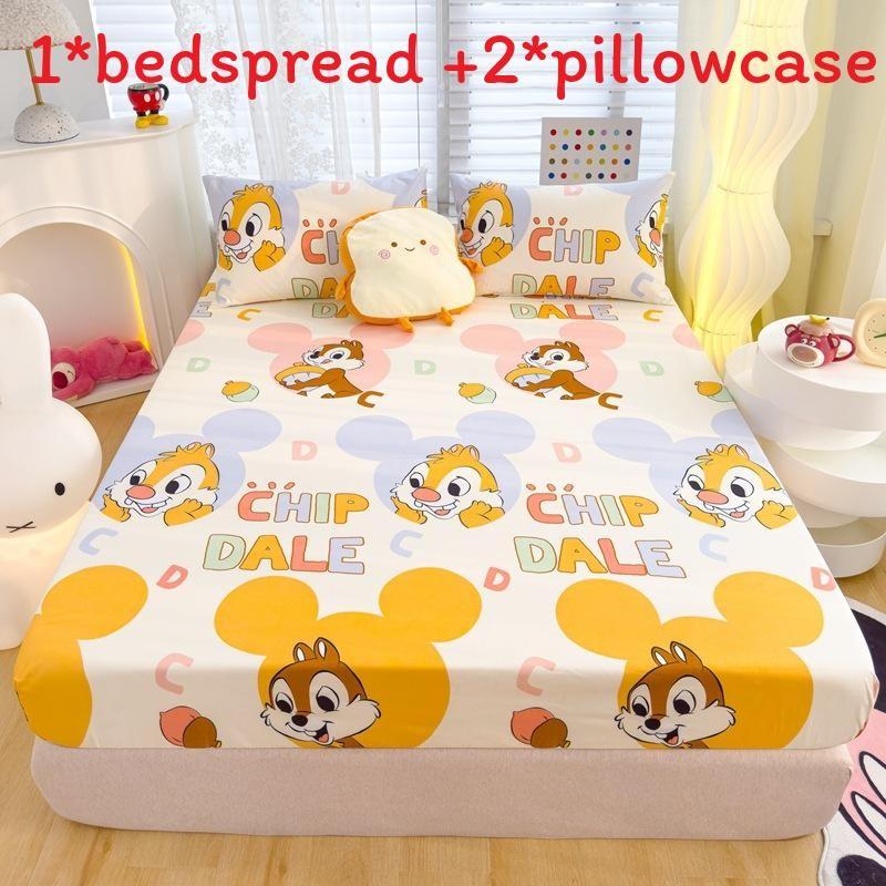 Toy Mouse Stitch Story Pattern Printing Bedspread Set Protective Cover