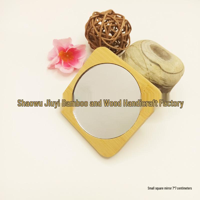 

Миниатюрное карманное зеркальце из бамбука в форме животного на заказ