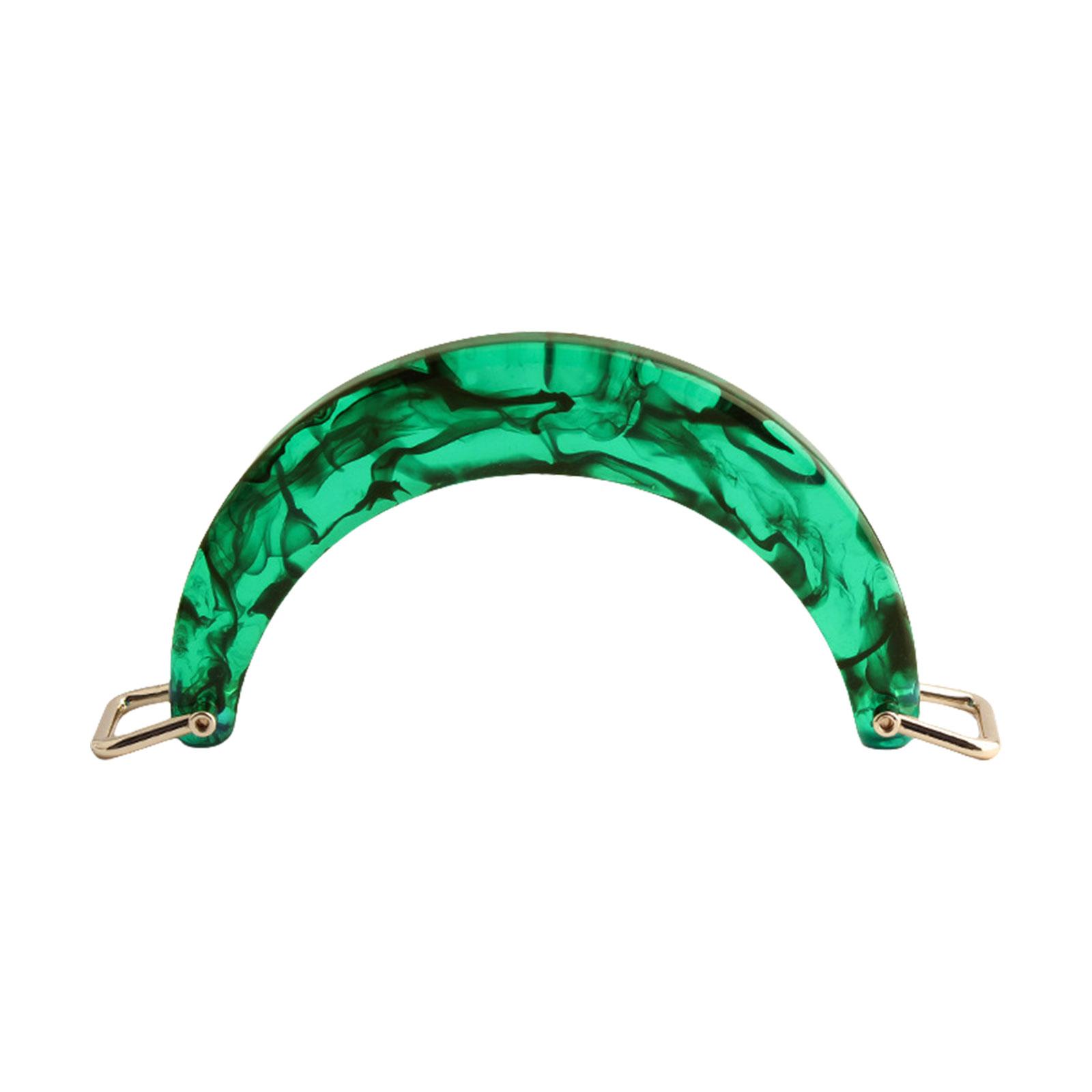 

Полукруглая форма ручки сумки смолы сменные ручки сумки принадлежности для женщин DIY вязание крючком сумки изготовление сумок ремесла 5