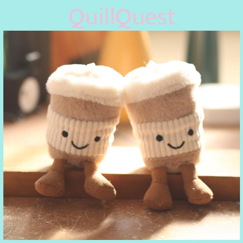 Jellycat Milk Tea Cup Design Plush Keychain Pp Cotton Stuffed Toy Gift Girls For