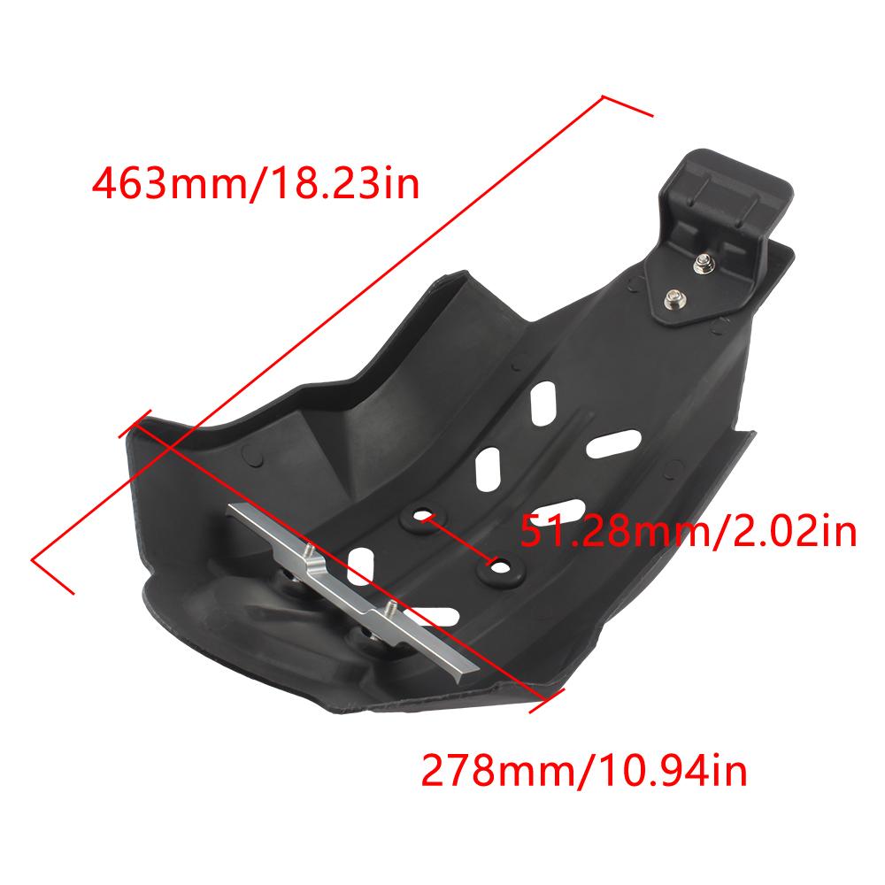 Engine Protection Motorcycle Plastic Chassis Guard Cover For Honda CRF 250 To 500 2018-2025 Dirt Bike Enduro Tuning