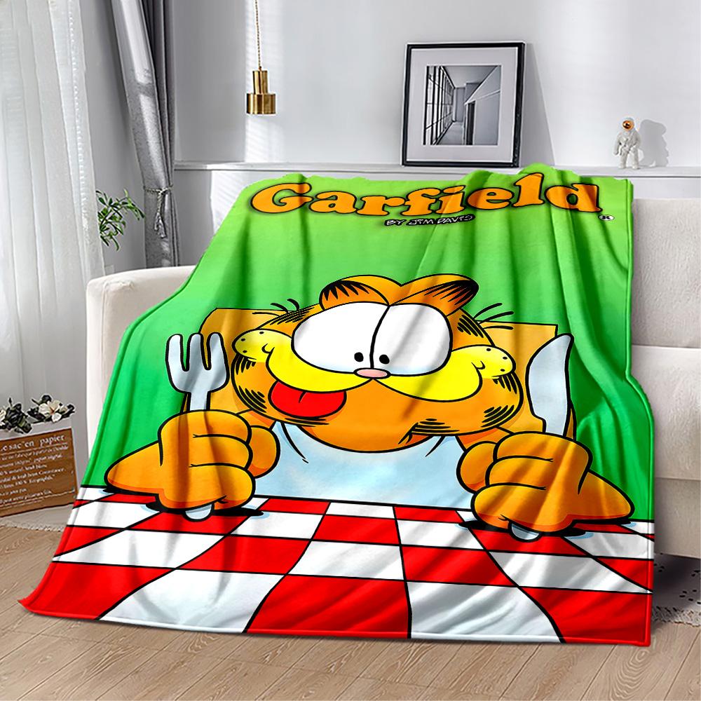 Garfield's Cozy Adventure Blanket Soft Warm Cozy Great for Seaside Picnics Sofa for All Occasions Stylish Decor Gifts For Family Or Friends