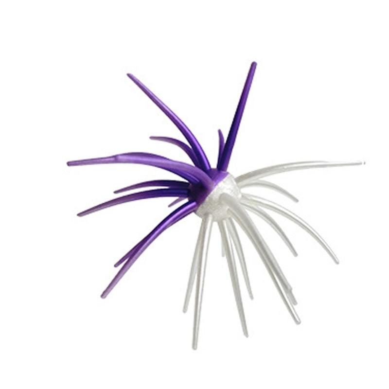 Sea Urchin Baits Lures General Casting Fishing Accessory, Soft Plastic Elastic Body with Flexible Arm Profile, Single Pack for Lake Use