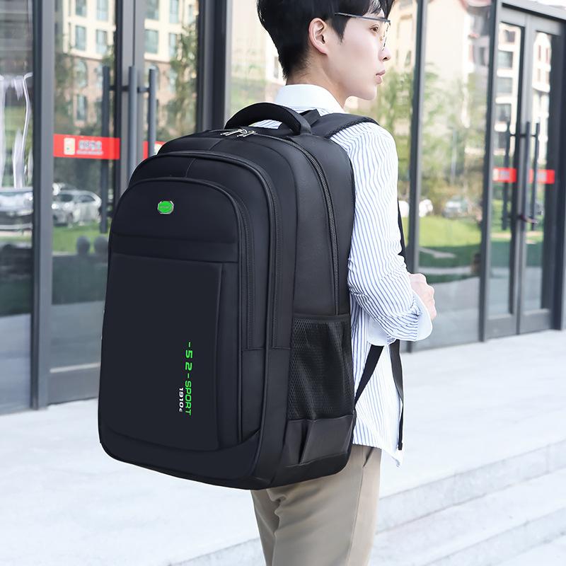 Backpack for Male Middle School and High School Students, Korean Version Business and Leisure, Large Capacity Business Travel Backpack, Computer Bag