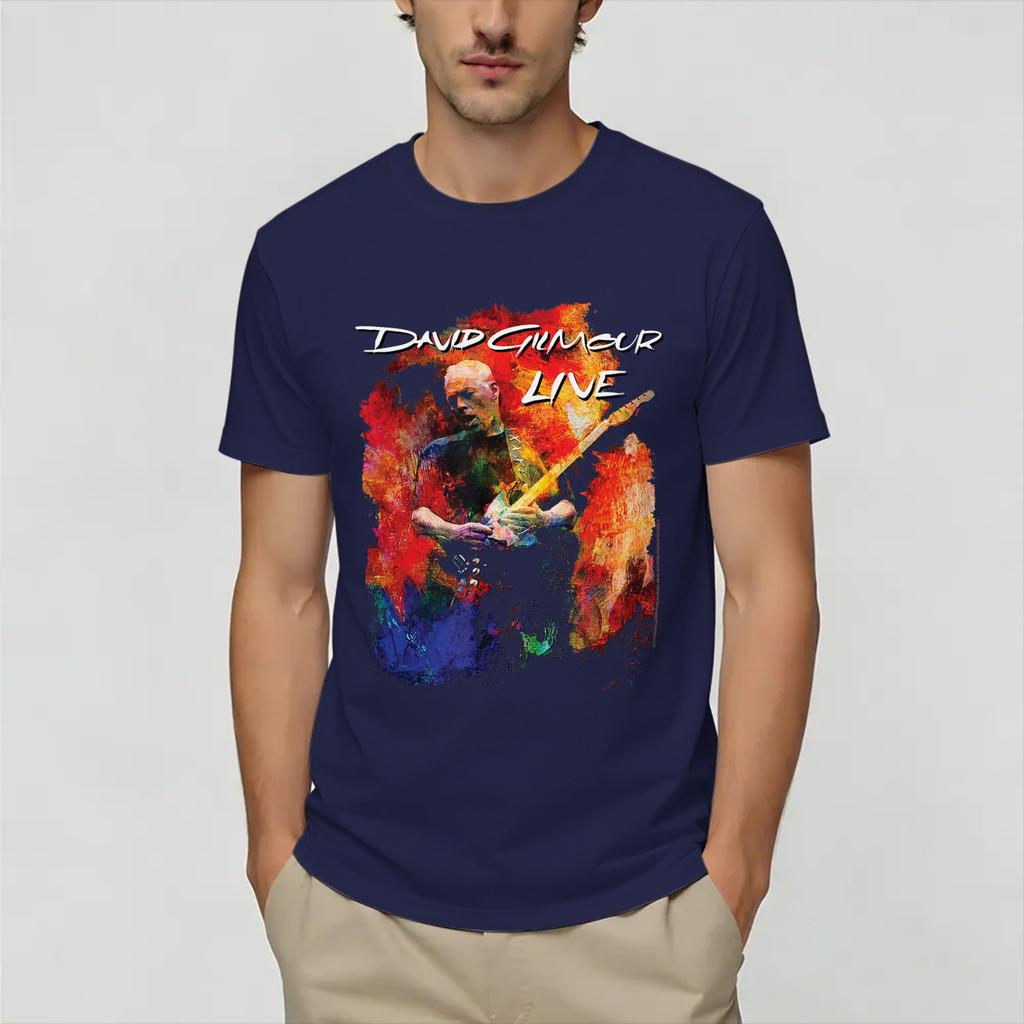 David Gilmours Unisex T Shirt Funny Tees Short Sleeve Round Neck TShirts Cotton Printing Clothing