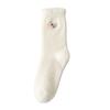 Plush Socks, Autumn and Winter Socks, Women's Mid-calf Socks, Warm with Fleece and Thickened, Warm and Cute, Fluffy Floor Pile Socks