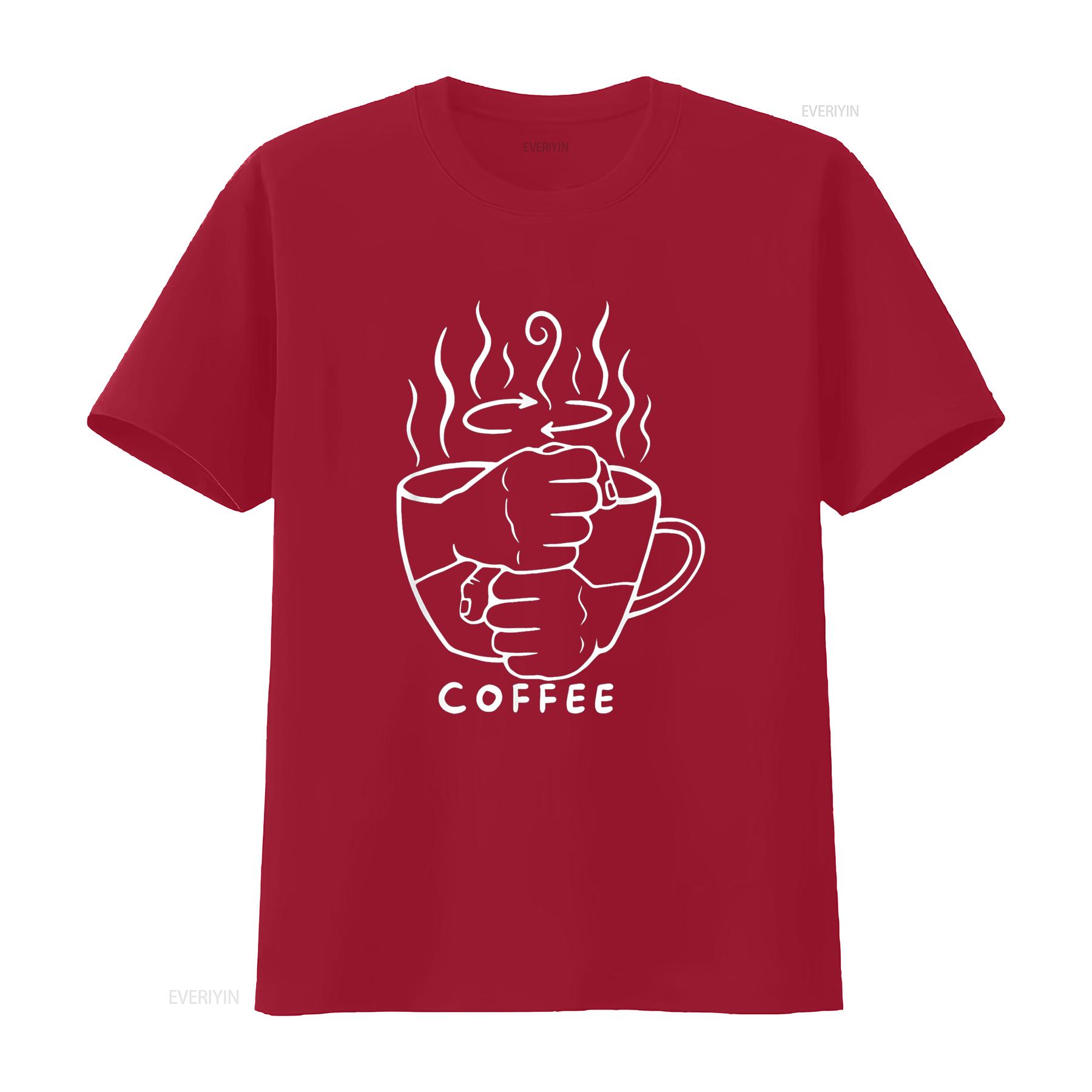 

ASL Coffee Please American Sign Language Lover Womens T Shirt vintage Washed Slightly Casual homme Stylish fashion S