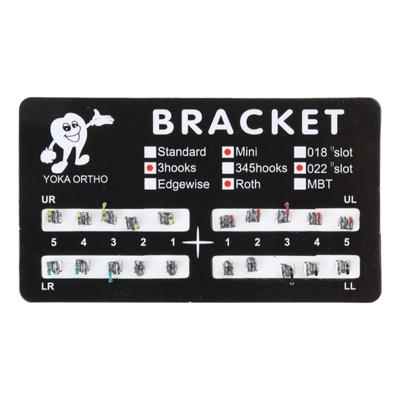 20 Stücke Pro Packung Zahnklammern Kieferorthopädische Zahnspange Metall Mini Roth Slot 0,22 Haken 3 Langlebiges Zahnmedizin-Werkzeug