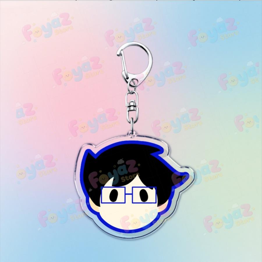 Cartoon Homestuck Keychain Accessories Bag Charms Dave Strider John Egbert Karkat Gamer Keyrings Jewelry Fans Freinds Gift