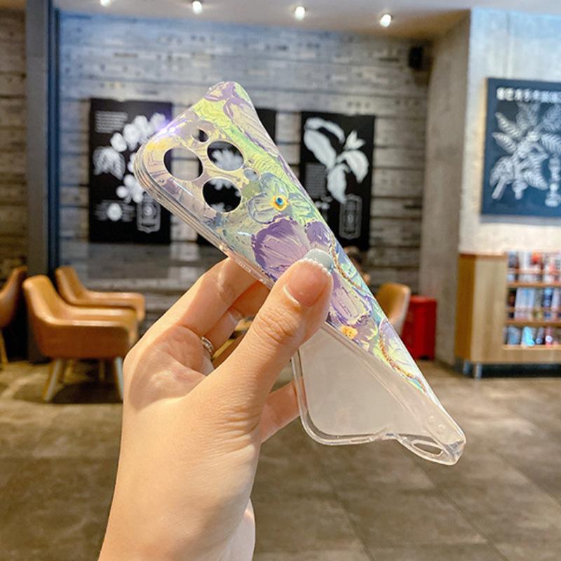 Samsung A11 Mobile Phone Case A11/a11/A11 Oil Painting Camellia S11ultra Diamond Case S11 + Flower