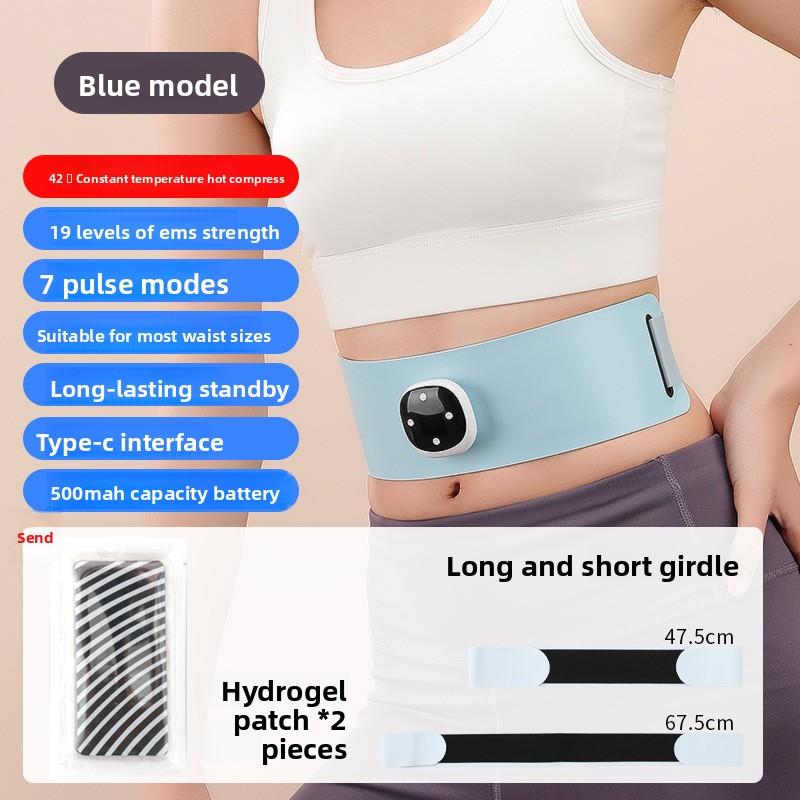 Bezprzewodowy Pas Grzewczy Plastikowy Kompres Ciepły Pas Rozgrzewający Macicę Fizjoterapia Cieplna Mikroprądowy Naklejka na Brzuch Elektryczny Masażer Brzucha