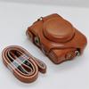 PU Leather Camera Bag Case For Sony RX100 M7 RX100II RX100 M3 RX100III M4 M5 M6 Shoulder Strap Full Body Protect Cover