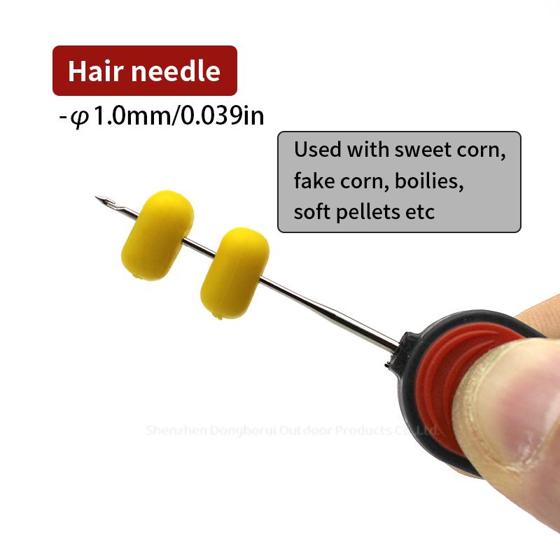 1PC Carp Fishing Tools Rigging Baiting Needles Hair Needle Fine Latch Needle Maggot Needle for Fishing Lure Baits Tackle