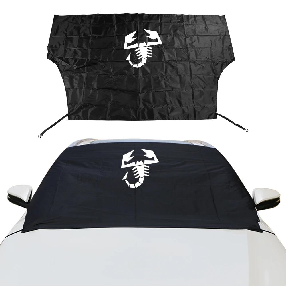 EHO4 Car Windshield Snow Block Sunshade Cover Parasol Car Accessories For Fiat 500 Abarth Panda Tipo Egea Doblo 124 Spider Stilo