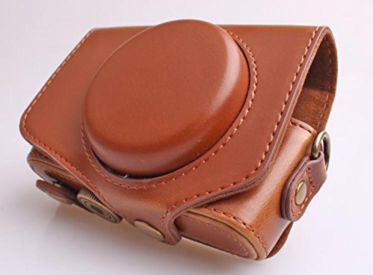 Canon PowerShot SX720HS SX720 HS Camera Leather Camel Case, Case, Case,