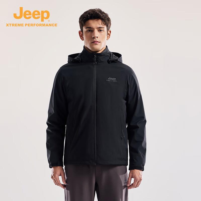 Jeep Men s Water-Resistant Windproof Outdoor Jacket 2XL