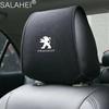 Car Headrest Cover Seat Head Pillow Neck Covers Accessory For Peugeot 408 4008 308 3008 Rifter 5008 508 2008 208 301 RCZ 108 608