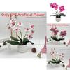 Artificial Phalaenopsis Flower Pot For Outdoor Garden Wedding Decor Photography Props And Home Decor