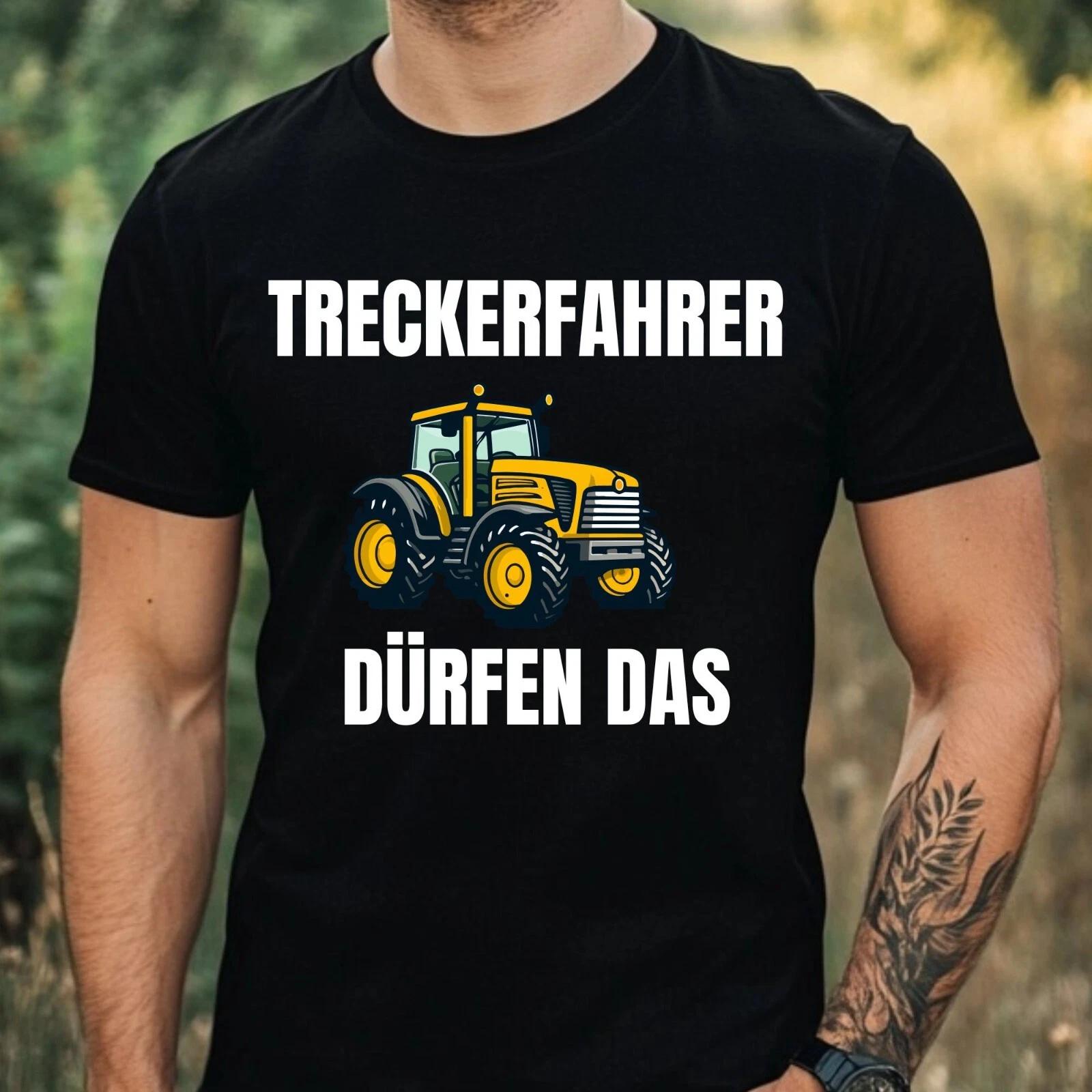 T-Shirt Herren Lustiger Traktor Spruch Motiv Baumwolle Größe XS bis 5XL M