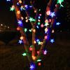 Guirlande Lumineuse Boule de Cristal Solaire Guirlande Lumineuse Étanche Extérieure pour Jardin Arbre Décorations de Fête Noël