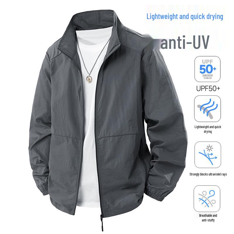 Herren Sommer Ultra-dünne UV-Schutzjacke