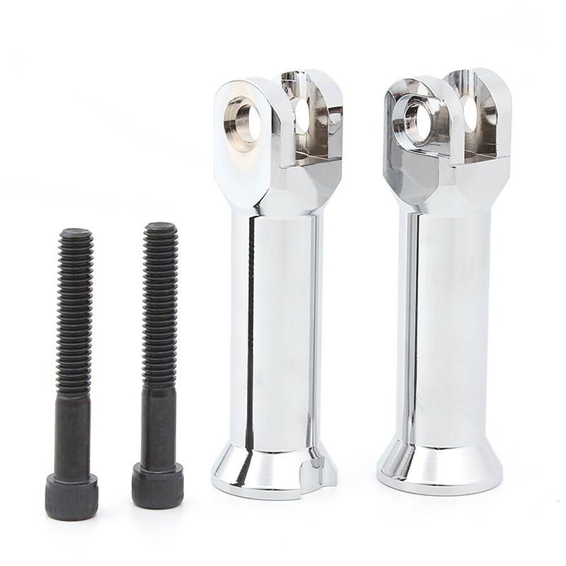 

Аксессуары для мотоциклов, новая пара подставок для ног, подходящая для Harley Softail FXBB FXLR 18-up, опорный кронштейн, подставки для ног пассажира серебряный