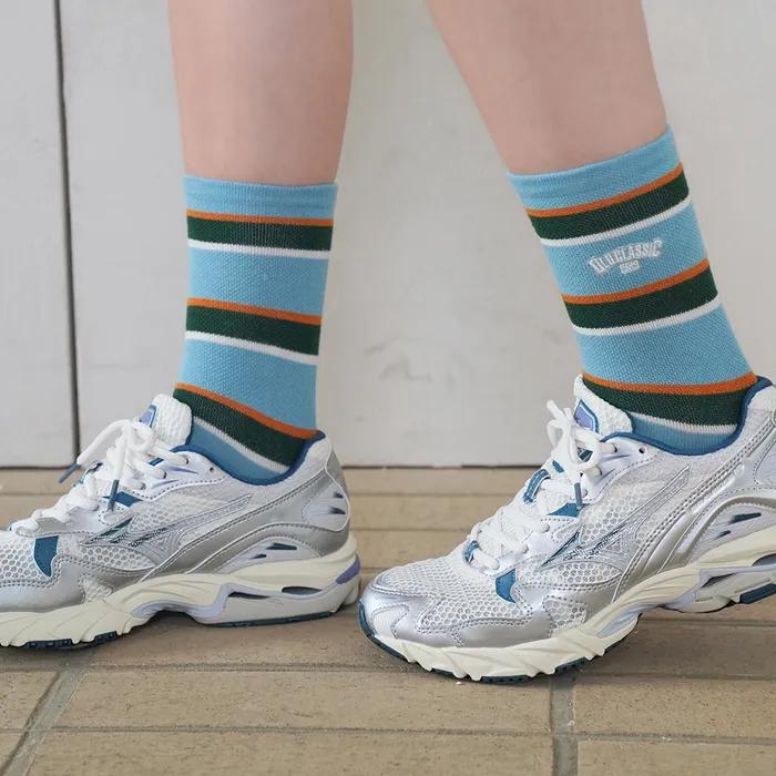 1989 Retro Striped Socks
