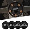 4 Stück Auto Radnabenabdeckung Metall Emblem Aufkleber Für Audi Quattro Sline A3 A4 A6 A5 Q5 A1 Q7 Q3 Q2 Q8 A7 A8 TT S1 SQ5 RSQ3