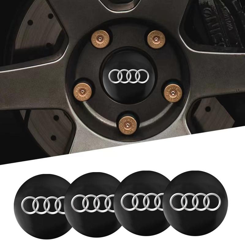 4 Stück Auto Radnabenabdeckung Metall Emblem Aufkleber Für Audi Quattro Sline A3 A4 A6 A5 Q5 A1 Q7 Q3 Q2 Q8 A7 A8 TT S1 SQ5 RSQ3