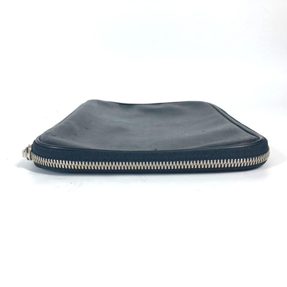 Dior logo Trotter clutch bag bag Pouch PVC Black