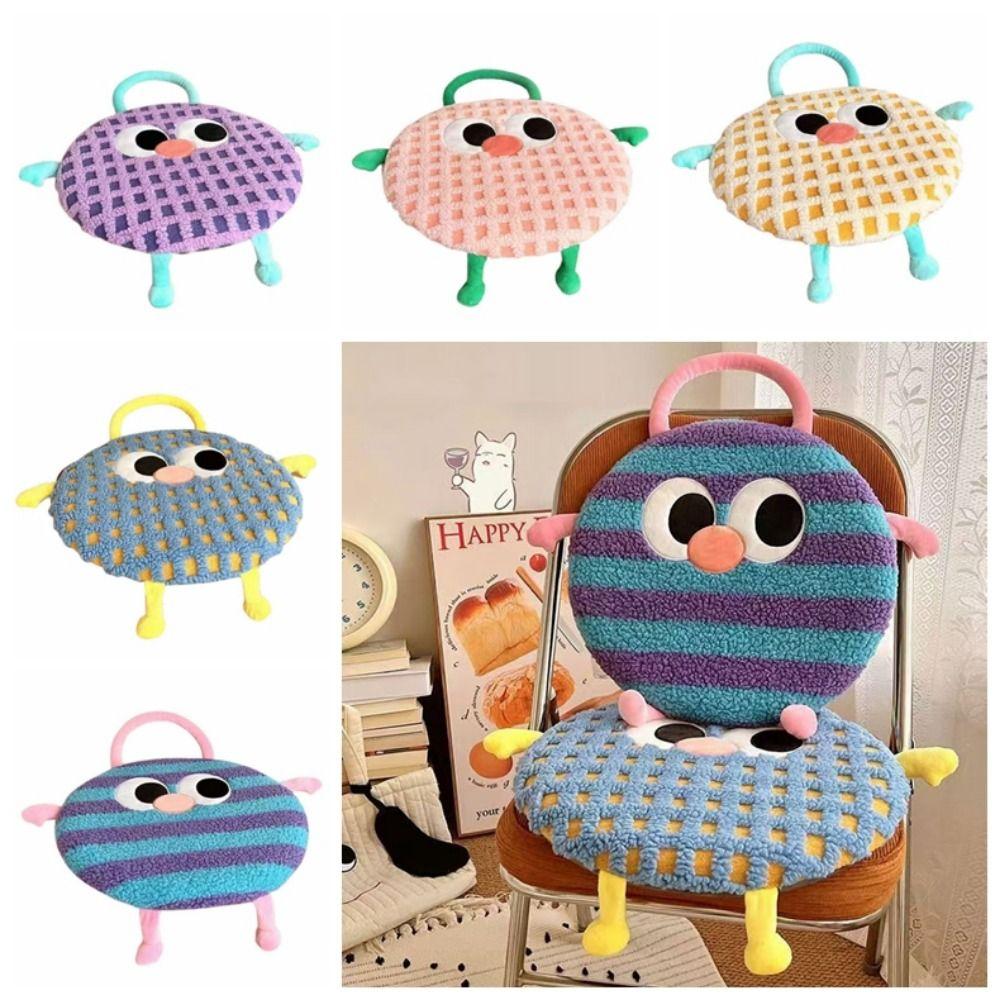 Easy To Clean Dopamine Seat Cushion Cartoon Office Seat Pads Chair Protection