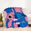 Stitch Angel Blanket Warmthful Decor Suitable for Couch Chair Seaside for All Occasions Playful Design Perfect Gift for Relatives and Friends