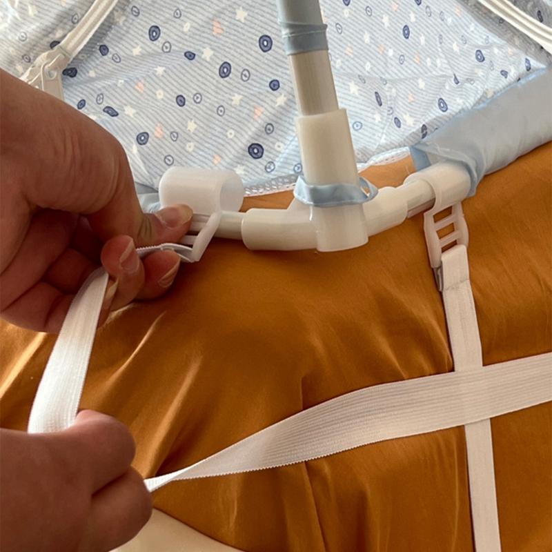 Plastic Mosquitoes Net Fixing Clamps Ensuring Stability and Easy Installation for Bedrooms and Children Room