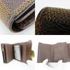 Used LOUIS VUITTON Tri-fold wallet Portefeuille Joy N60034 Damier Ebene Brown Classic