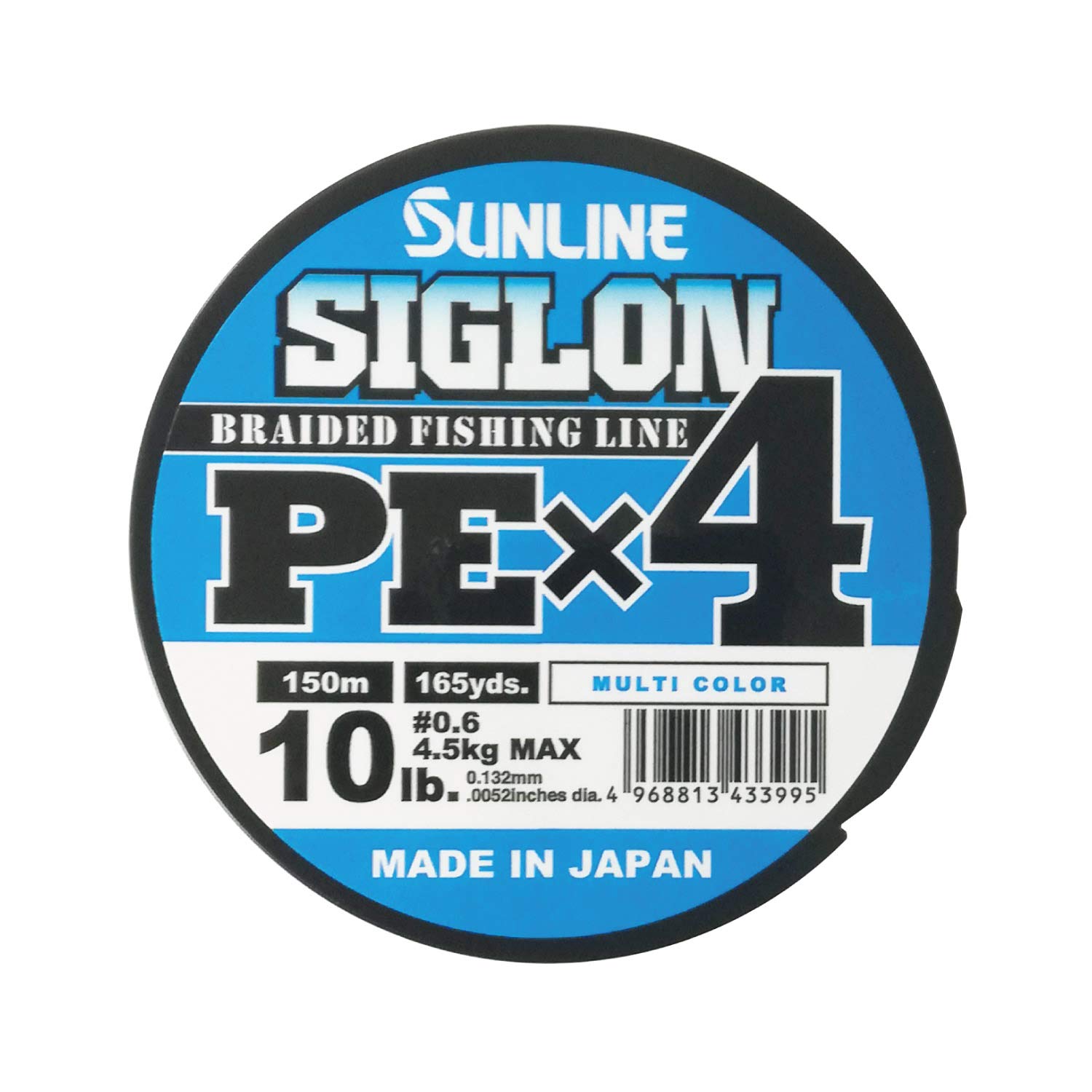 SUNLINE Siglon PEx4 Line 150m 5 Colors 10LB J 0.6
