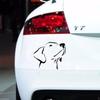 Funny Labrador Retriever Waterproof Car Sticker Automobiles Motorcycles Exterior Accessories Scratched Shelter Vinyl Decals