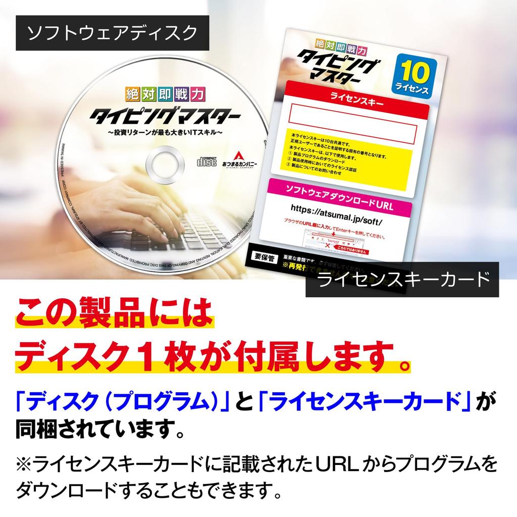 Atsumaru Company Absolutely Instant Typing Master Win Mac 10 License Edition Typing Software Touch Typing Typing Practice Keyboard Practice Windows