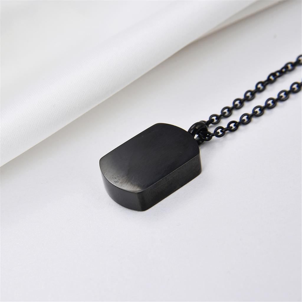 Sturdy Cremation Necklace With Concealed Compartment for Ashes and Corrosions Resistant Stainless Steel