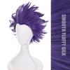 WTB Purple Explosive Hairstyle Short Synthetic Wig Cosplay Wig "My Hero Academy"-Shinso Hitoshi Halloween Festival Short Wig