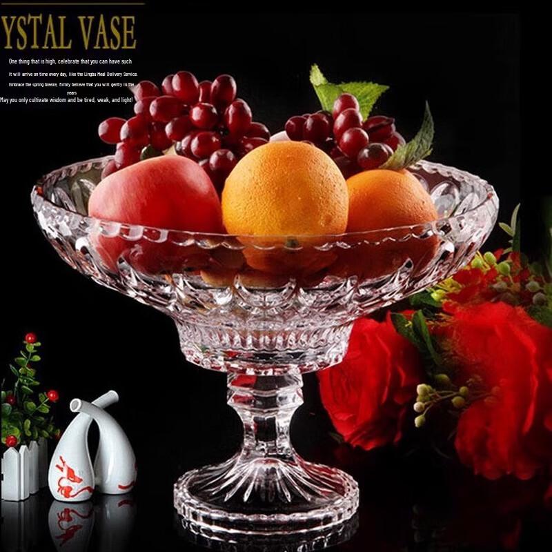 Flevinz European Crystal Glass Fruit Bowl