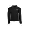 EA7 Polo Shirts Men's Black Polo Collar Moderate Straight Fit 8NPF07-J04Z-1200