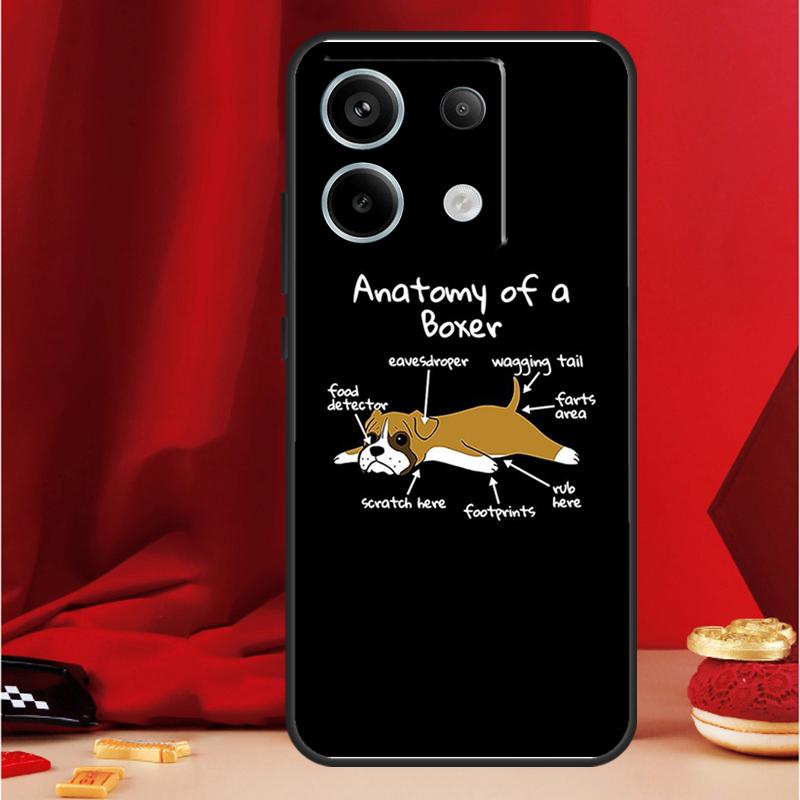 Boxer Dog Case For Xiaomi Redmi Note 9 10 11 12 13 Pro Plus 9S 10S 11S 12S Redmi 12 10C 9C 13C Coque