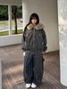 Women's Winter Guochao Zuo Furry Hooded Parka - Super Thick, Water-Washed, Loose Fit Cotton Coat