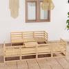 Day and Night - Day and Night Garden Furniture Set 8 Pieces Solid Pine Wood