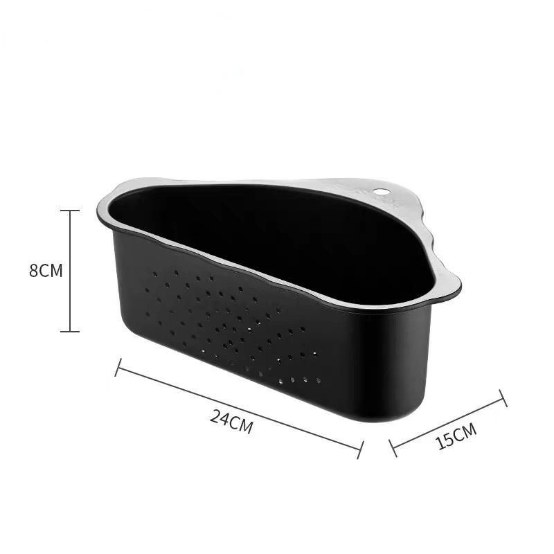 304 Stainless Steel Vegetable Basin, Triangular Sink, Hanging Filter Screen, Instant Noodle Residue, Leftover Food Filter Screen